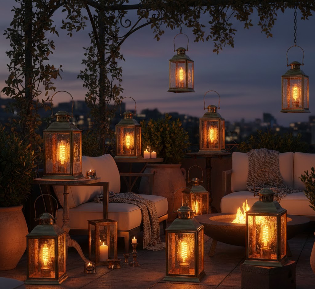 Kleine balkonlantaarn