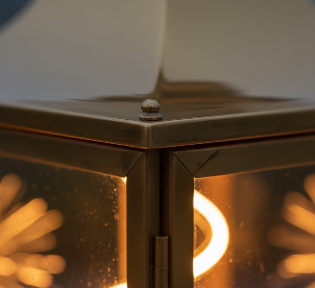 Messing afwerking detail