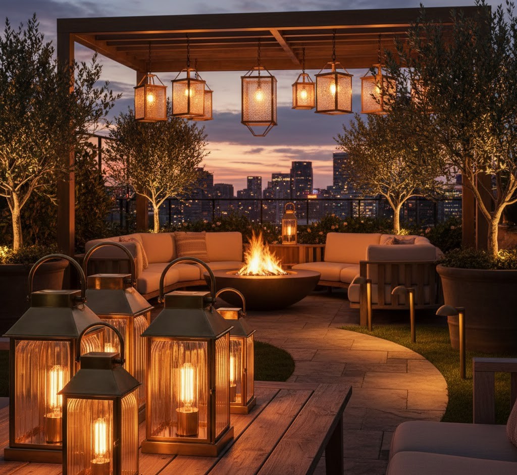 Penthouse tuin verlichting