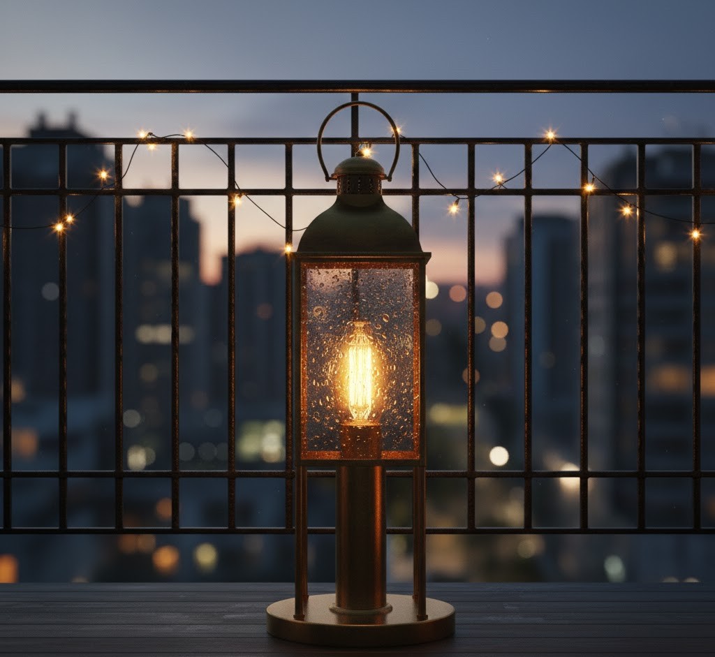 Staande terraslantaarn